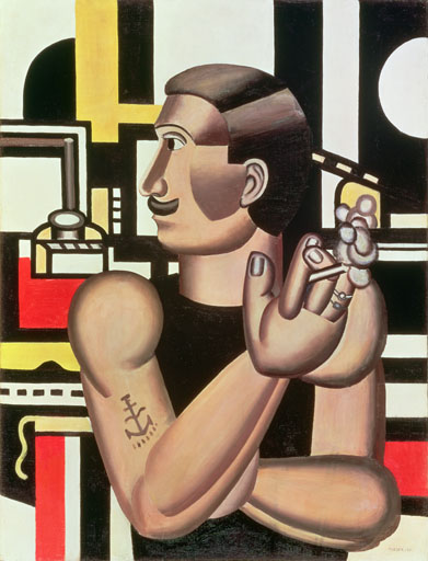 BAL26122 #260 The Mechanic, 1920 by Leger, Fernand (1881-1955) National Gallery of Canada, Ottawa, Ontario, Canada French, in copyright until 2026 PLEASE NOTE: This image is protected by the artist's copyright which needs to be cleared by you. If you require assistance in clearing permission we will be pleased to help you.